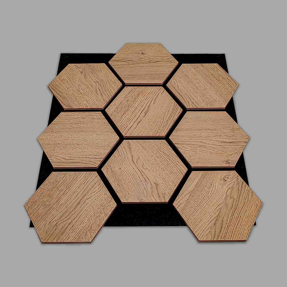 ATLANTİK HEXAGON  AKUSTİK DUVAR PANELİ 